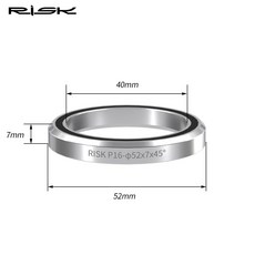 위험 자전거 헤드셋 베어링 28.6/44/30mm 산악 도로 자전거 통합 외부 헤드셋 수리 부품 41/41.8/47/49/51/52mm, [01] 52mm