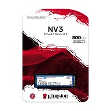 金士頓 Kingston NV3 PCIe 4.0 NVMe M2 2280 SSD 固態硬碟, 500GB, SNV3S