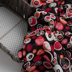 유명한원단 쉬폰원단 요루쉬폰 직기 블러쉬 버블스 블랙, 블랙(바)