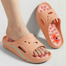Giwalk 붓기 지압슬리퍼 자석 다이어트 자세균형 슬리퍼