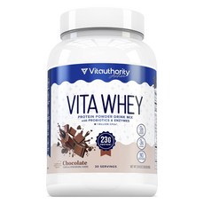 Vitauthority VITA乳清蛋白粉飲品 巧克力口味, 1個, 990g