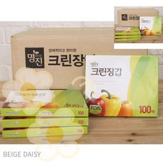 BG 비닐장갑 명진크린장갑100매 30개입 BOX, 1개, [단일상품]