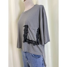 限量現貨 前短後長造型上衣#友善#A0709015, 灰