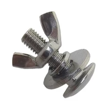 스쿠버 다이빙 백마운트 백플레이트 테크 윙 버터플라이 스크류 볼트용 1/2 세트 스테인리스 스틸 나사 하, 01 1set