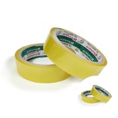 OPP 투명테이프 2절 25mmx25M 황테이프