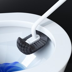 커브 변기 청소솔, 2개, 블루
