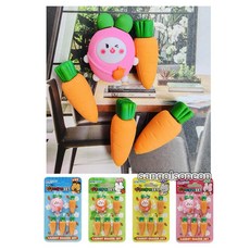 산골소년 당근 지우개 세트 입학 신학기 선물 귀여운 당근모양 학용품 문구 초등학교 유치원, 1개