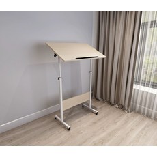 학원 스탠딩 책상 화이트 x 60 40, 80x50 에거