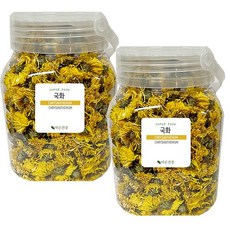 카페인이 없어 부담없이 마시는 국산 국화차 감국 꽃차 국산 100% 핸들캡용기, 60g, 1개입, 2개