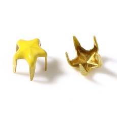 50 PCS 미니 금속 스타 하트 인형 리벳 가죽 공예 4 프롱 의류 리벳 가죽 스터드 네일 아트 공예 벨트 지갑 가방 장식, 건메탈