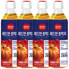 햇반 레드빈 호박차 500ml, 4개