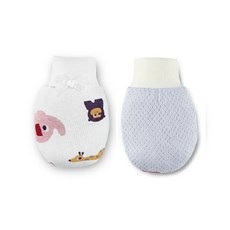 @企鵝寶貝@ 酷咕鴨 KUKU 嬰兒護手套 新生兒 寶寶 護手套 紗布手套 初生兒 束口手套