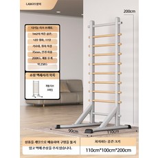무타공 풀업 프레임 가정용 실내 헬스 스트레칭 기구, 1_밀크 화이트/리벳 프레임