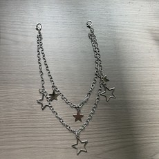Naizi 鏤空星星鏈 褲鏈, 1個, 鏤空星星鏈 30cm