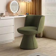 크림 스타일 싱글 소파 거실 라운지 공간 협상 네일 살롱 화장대 회전식 의자, 05 Rotate 45cm Green  B