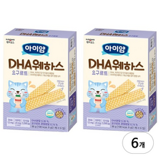 아이얌 DHA 웨하스 요구르트, 36g, 6개