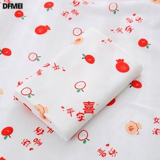 DFMEI 動漫純棉抱被四季新生兒產房包巾春秋季寶寶襁褓裹布被巾包裹式, 鎖邊包巾平安喜樂