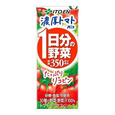 이토엔 1일분의 야채 진한 토마토 MIX 충분히 리코펜 200ml×24개 종이팩, 200ml