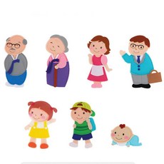 유아 오감발달 감각놀이 가족 자석 헝겊교구 4살교구 3살교구 유치원교구 36개월