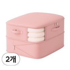 코코로 이불 압축파우치 압축팩 정리함 이불팩 대용량 수납 보관 1+1, 스위트핑크, 2개