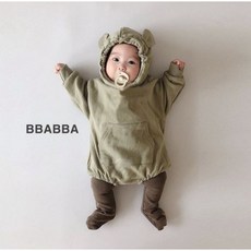 아기 신생아 슈트 백일 남아 여아 곰 쮸리 빠빠 바디슈트 선물