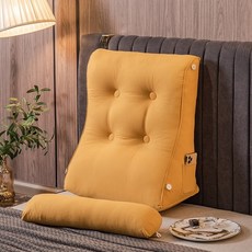 등쿠션 허리쿠션 침대 메모리폼 요추보호 받침대, 1개, L. Qianxun강황