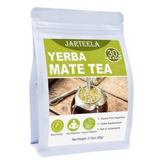 Jarteela - 스피아민트 티백 1.5g x 60개 - 순수 스피아민트 잎 - 소화를 위한 천연 허브 티백 - GMO 프리 - 카페인 프리 차, 예르바 마테차, 예르바 마테차