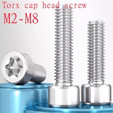 5-50pcs 스테인레스 스틸 캡 헤드 torx 나사 M2 로브, 01 M6  10pcs, 14 x 10mm