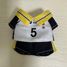 하이큐!! 20cm 인형 카라스노 유니폼 인형옷 솜인형 솜인형옷 아이돌 솜깅이 후쿠다니, 아울밸리 유니폼 No.5