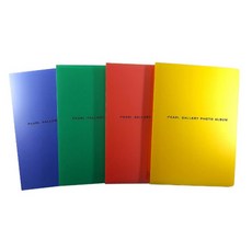 (아톰) 갤러리 앨범 5x7 2단 80P (4칼라) (PA106), 노랑색