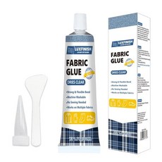 옷에 패치를 붙이는 영구 섬유 접착제 세탁 가능 투명하고 유연한 다목적 데님 가죽 면 폴리에스터용 인형 수리 및 공예용 초강력 50g1.76oz, 옷에 패치를 붙이는 영구 섬유 접착제 세탁 가능 투명하