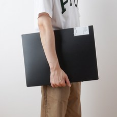 A3 파일 포스터 클리어 영화 보관 미술 방탄굿즈 브로마이드 대형 반투명, 40매, 블랙, 1개