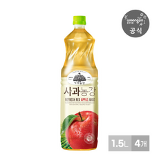 가야농장 사과 외, 1.5L, 4개