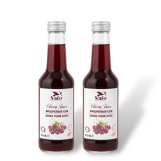 "SAFO" 터키산 유기농 체리 주스, 2개, 250ml