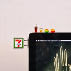 치유 램프 브랜드 장식품 작업은 장식 데스크탑 액세서리 유물을 화면 모니터 안정시킵니다., 1, R. 간판 + 음료 2잔 + 오렌지 2개