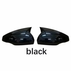 스포트백 카본 파이버 블랙 트림 사이드미러 커버 스티커, 1개, 1. Paste version