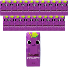 크니쁘니 오가닉주스 적포도 125ml 24개, 크니쁘니 오가닉주스 적포도, 125ml, 24개