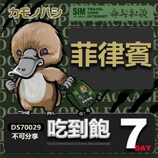 菲律賓 7天 網路吃到飽 上網卡/旅遊卡, 菲律賓7天