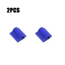 오토바이 기어 시프트 레버 슬리브 액세서리 젤 풋 보호대 모토 신발 페달 고무 페그 미끄럼 방지 유니버설 커버, 02 blue 2pcs