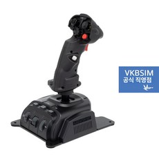 항공 시뮬레이션 게임 조종 컴퓨터 USB 연결 컨트롤러 비행기 조이스틱 장비 세트 구성, 1개, GNE SCG Standard Left, 기본 색상