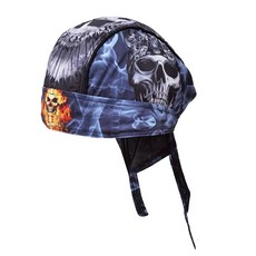 오토바이 라이딩 두건 통기성 할리 남녀공용 스타 헤드커버, M