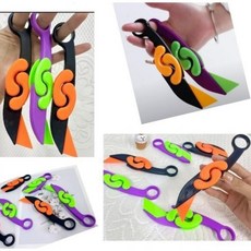 카림빗 당근칼 피젯 3D 랜덤 1개 당근총 탕탕 피젯 권총, 단일상품1