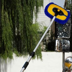 버스 세차봉 연장막대 청소장비 대형차 세차용 대걸레밀대, 1.6m 500ml 세차액 교체용 브러시 커버, 1개