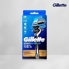 질레트 프로쉴드 칠 면도기, 1개