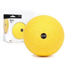 [로켓그로스]블랙롤 볼 빅 마사지볼, 옐로우, 1개