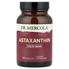 새해 첫좋은선물 Dr. Mercola 아스타잔틴 4mg 캡슐 90정 제대로 할인합니다, Dr Mercola 아스타잔틴 4mg 캡슐 90정, 1개