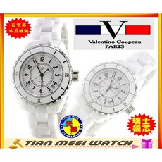 Valentino Coupeau 腕錶 瑞士機芯 全陶瓷錶 白色