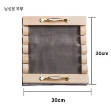 쑥뜸기 대형 뜸기구 한의원 왕쑥봉 등 허리 전신용 용골뜸 관리용품, 남성 복부+체험용 쑥 솜