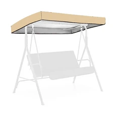 스윙 캐노피 상단 커버 시트 의자 방수 교체 정원 야외 벤치 파티오 스윙 캐노피 스윙 상단 커버 스윙 커버, 05 2