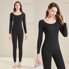 SAHINER 여성 히트올 초극세사 기모 내의 상하 세트 ABN02